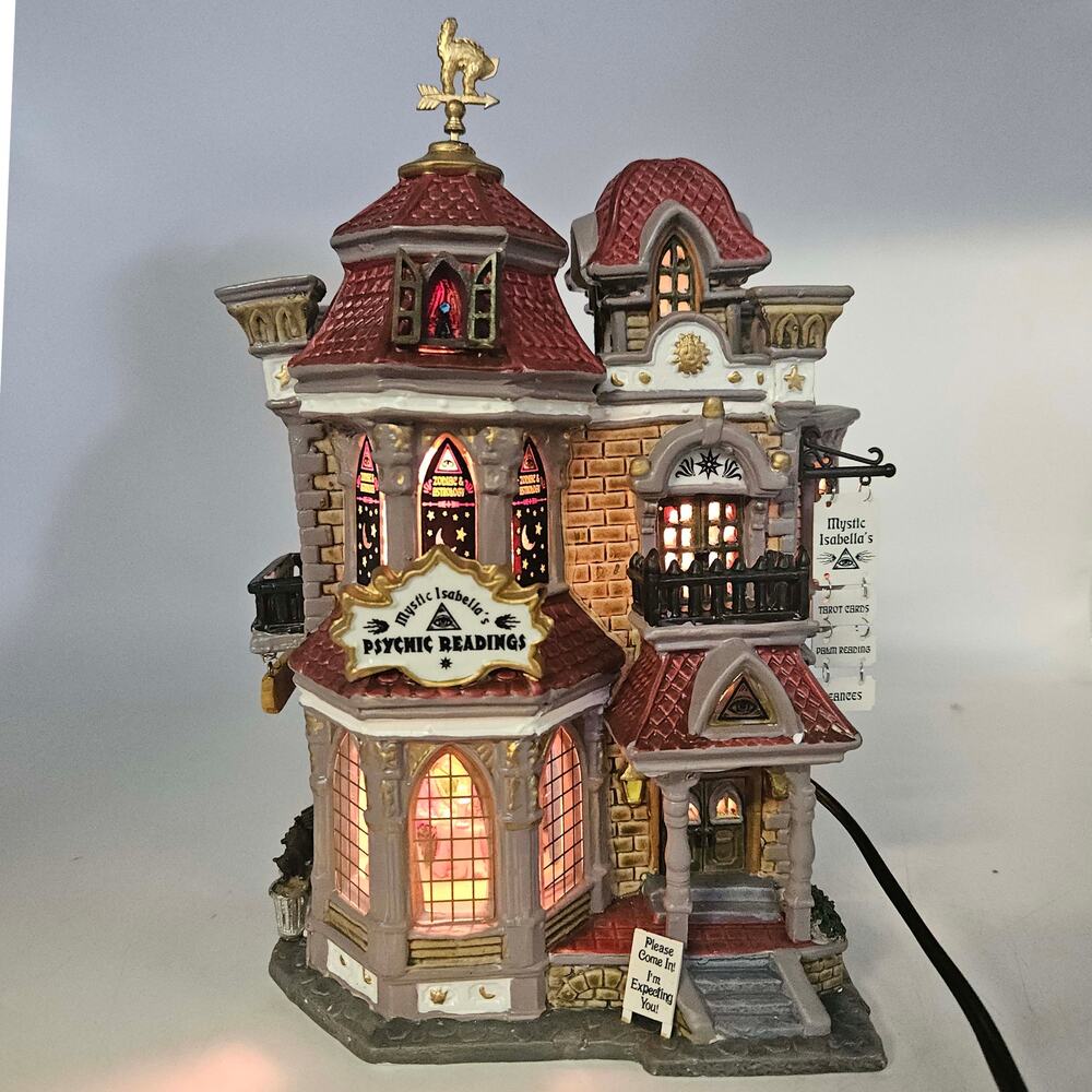 Lemax Spooky Town Pumpkin Hollow Mystic Isabella's Psychic Readings Halloween